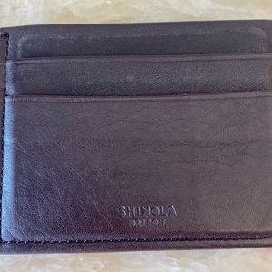 Shinola card holder.